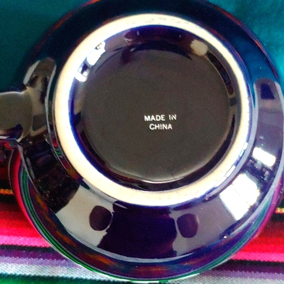 12 oz Coffee Mug, Deca Java, Navy - Picture 5 of 5